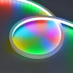 Грейзер SPI THOR-TOP-B70-10x10mm 24V RGB (15W/m, IP67, 5m, wire x2, Вывод вниз) Arlight 045323