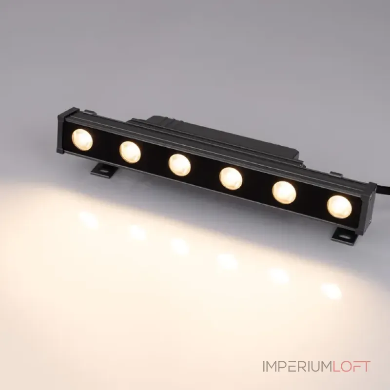 Прожектор AR-LINE-300-6W Warm3000 (GR, 15x60 deg, 230V, IP65) Arlight 045365