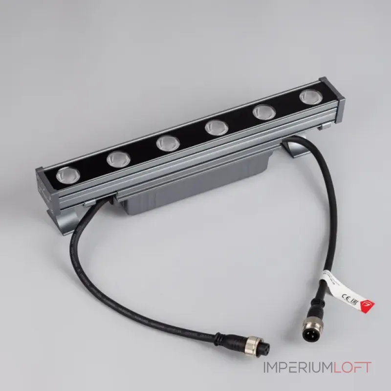 Прожектор AR-LINE-300-6W Warm3000 (GR, 15x60 deg, 230V, IP65) Arlight 045365