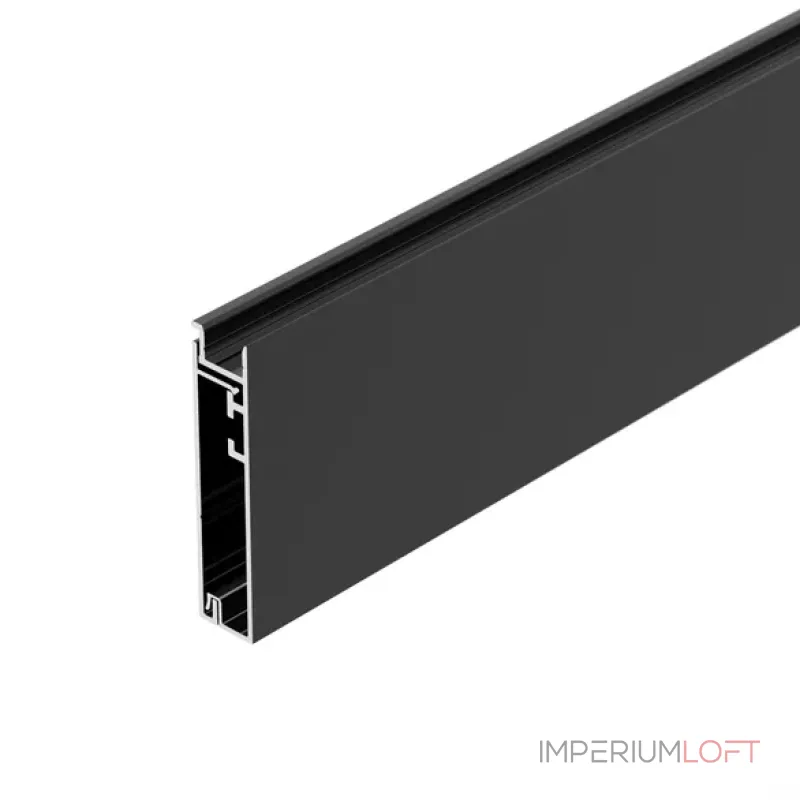 Профиль для светодиодной ленты PLINTUS-H55-2000 BLACK Arlight 045442