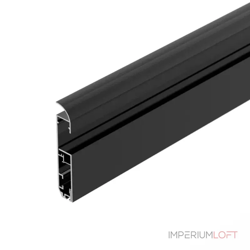Профиль для светодиодной ленты PLINTUS-H80-2000 BLACK Arlight 045448