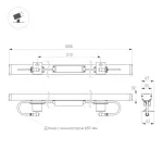 Прожектор AR-LINE-1000-36W Day4000 (GR, 15 deg, 230V, IP65) Arlight 045477