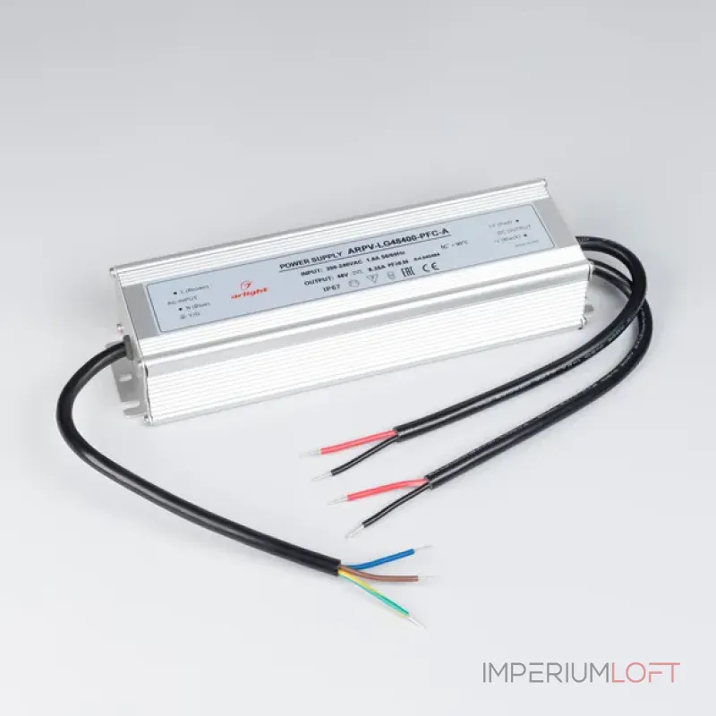 Блок питания ARPV-LG48400-PFC-A (48V, 8.3A, 400W, IP67) Arlight 045484 Блок питания ARPV-LG48400-PFC-A (48V, 8.3A, 400W, IP67) Arlight 045484
