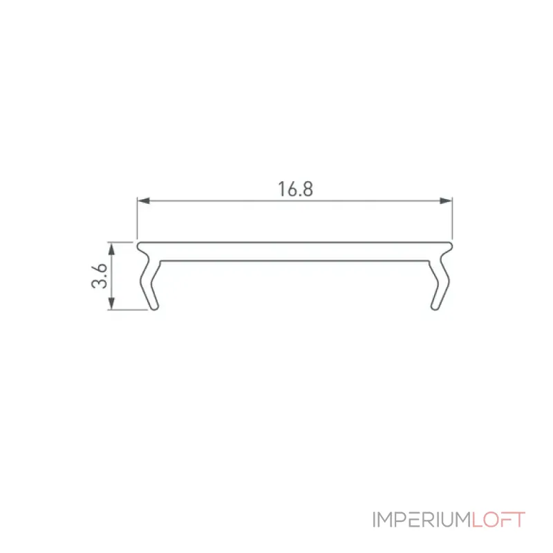 Рассеиватель матовый SILER-3000 OPAL Arlight 045499