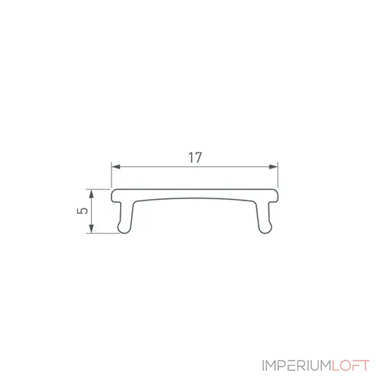 Рассеиватель СEIL-S14-SHADOW-3000 FLAT OPAL Arlight 045556