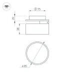Встраиваемый светильник Arlight POT 45780