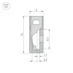 Гибкий профиль WPH-FLEX-0616-SIDE-S9-5m BLACK Arlight 045788
