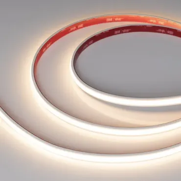 Светодиодная лента герметичная COB-PW-X480-10mm 24V Warm3000 (10W/m, IP66, 5m) Arlight 045864