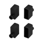 Заглушка WPH-FLEX-0616-SIDE BLACK с отверстием Arlight 045880