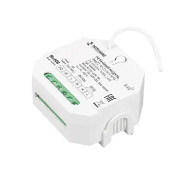 Arlight INTELLIGENT Релейный модуль SMART-701-72-WTI-WTO-PS-IN 230В 1x15A 2.4G IARL IP20 046075 Arlight INTELLIGENT Релейный модуль SMART-701-72-WTI-WTO-PS-IN 230В 1x15A 2.4G IARL IP20 046075