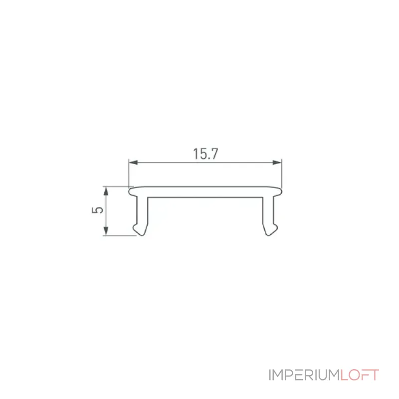 Рассеиватель LINE-1716-2000 OPAL Arlight 046077