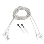Подвес токопроводящий ARL-SL-LINE 2x2m Set WHITE (провод 2x0.5) Arlight 046133