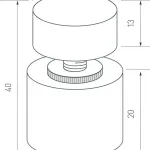 Диммер SR-NAVE-R24-2CH-BK (12-24V, 96-192W, DIM-CCT, IP65) Arlight 046134