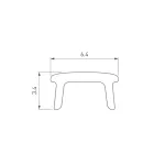 Рассеиватель PLINTUS-H54B-2000 OPAL Arlight 046142