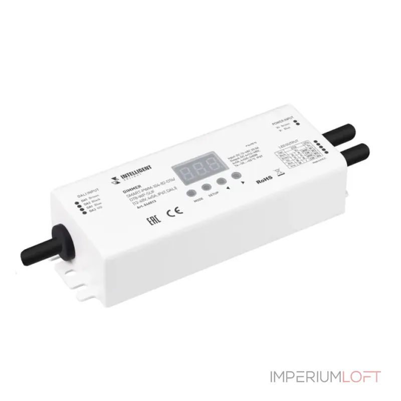 Диммер SMART-PWM-104-82-DT6/DT8-WP-SUF (12-48V, 4x5A, IP67, DALI, IARL, IP67) Arlight 046513 Диммер SMART-PWM-104-82-DT6/DT8-WP-SUF (12-48V, 4x5A, IP67, DALI, IARL, IP67) Arlight 046513