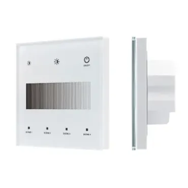 Сенсорная панель SMART-DALI-301-11-1G-4SC-DT6 Белая (230V, встраиваемая, 2.4G) Arlight 46561