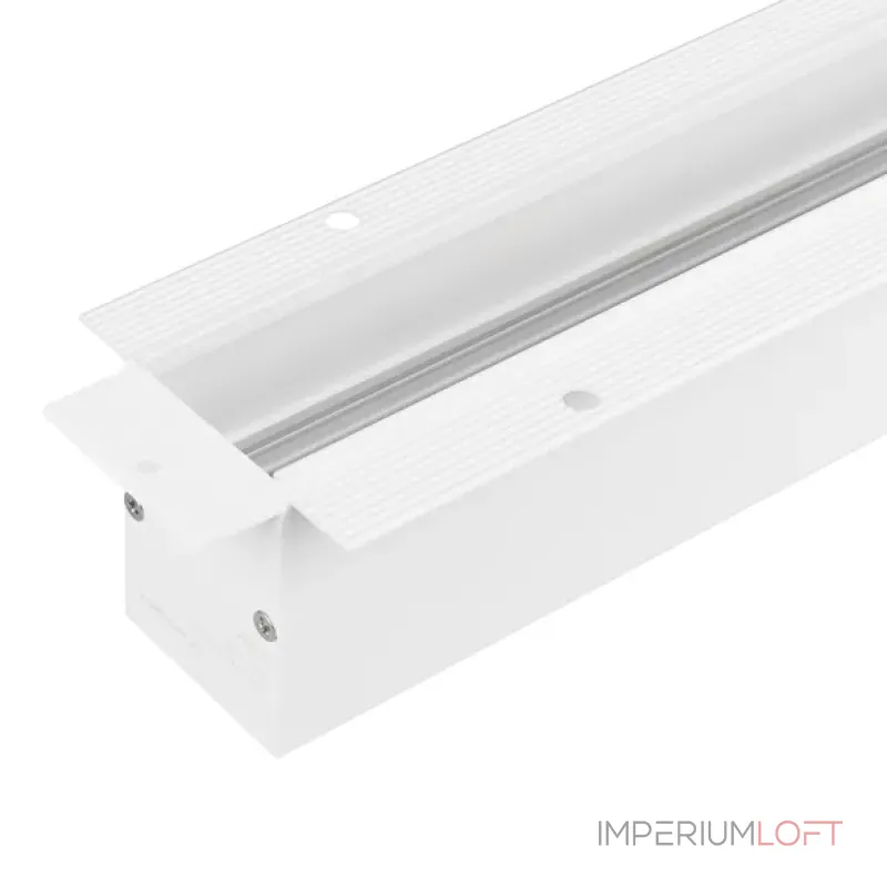 Встраиваемый магнитный трек с фланцем MAG-TRACK-4560-F-2040 (WH, 5LN, IP20) Arlight 046598
