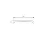 Рассеиватель LINE-6070-UP-2000 OPAL Arlight 046716