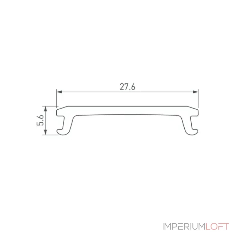 Рассеиватель STRETCH-25-CEIL-CENTER-5m OPAL-PVC 046726