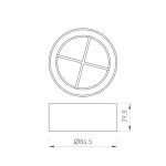 Решетка антибликовая LGD-ANTIGLARE-GRILLE-R85 (BK) Arlight 046755