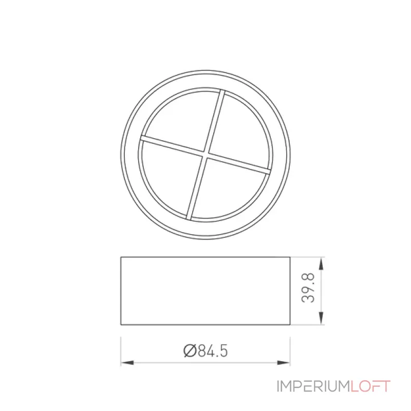 Решетка антибликовая LGD-ANTIGLARE-GRILLE-R85 (BK) Arlight 046755 Решетка антибликовая LGD-ANTIGLARE-GRILLE-R85 (BK) Arlight 046755