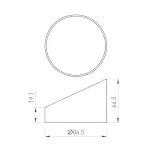 Бленда LGD-HOOD-R85 (WH) Arlight 046771