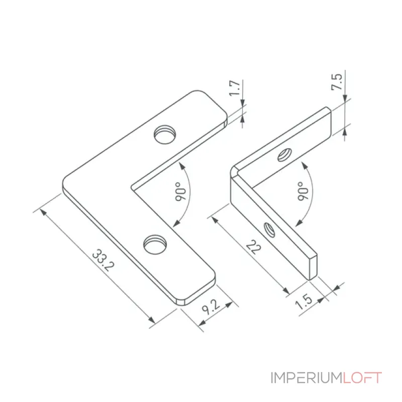 Коннектор (4 шт) LINE-6070-90 Set Arlight 046862