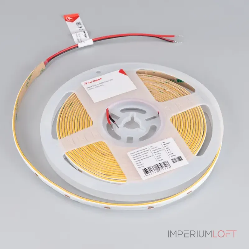Светодиодная лента COB-S-X480-8mm 24V Warm2700 (6W/m, IP20, 5m, боковое свечение) Arlight 046904
