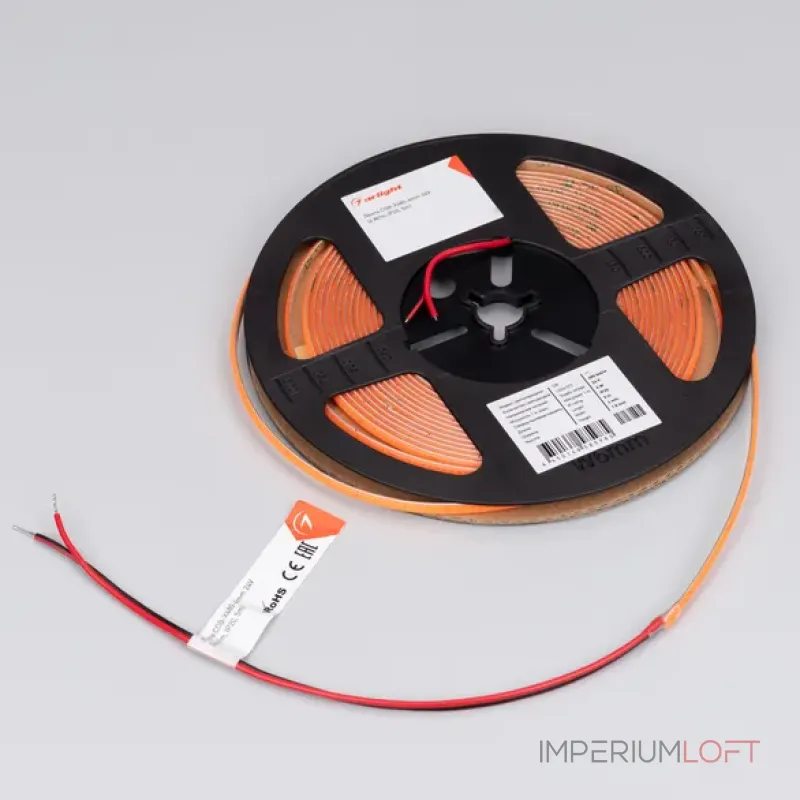 Светодиодная лента COB-X480-4mm 24V Magenta (4W/m, IP20, 5m) Arlight 046914