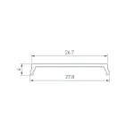 Рассеиватель LINE-3020-2000 OPAL Arlight 047016