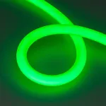 Светодиодная лента герметичная MOONLIGHT-BLACK-TOP-G280-D25mm 24V RGB 360deg (14.4W/m, IP65, 3m, wire x1, Вывод прямой) Arlight 047040