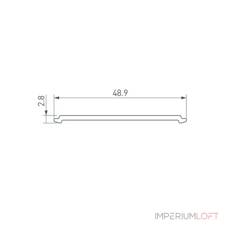 Рассеиватель FANTOM-W49-2000 OPAL Arlight 047246