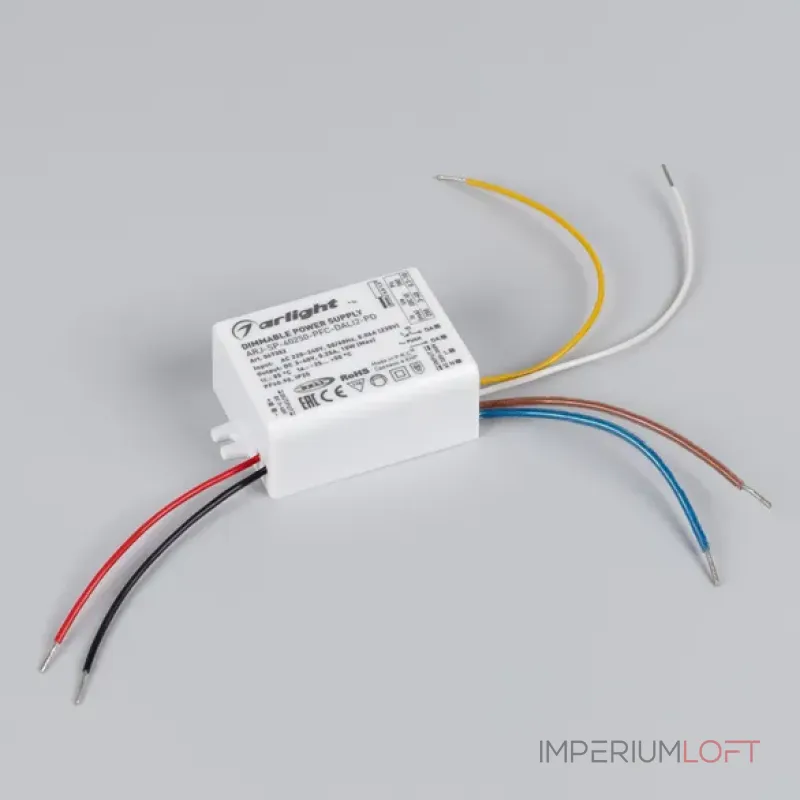 Блок питания ARJ-SP-40250-PFC-DALI2-PD (10W, 3-40V, 250mA, IP20) Arlight 047352