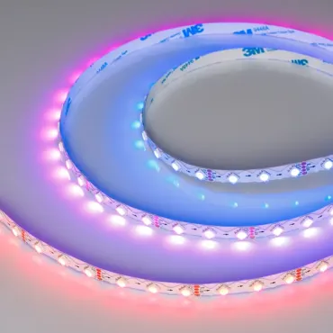 Светодиодная лента SPI-RZ-B60-8mm 12V RGB-PX1-BPT (9W/m, IP20, 5060, 5m) Arlight 047382