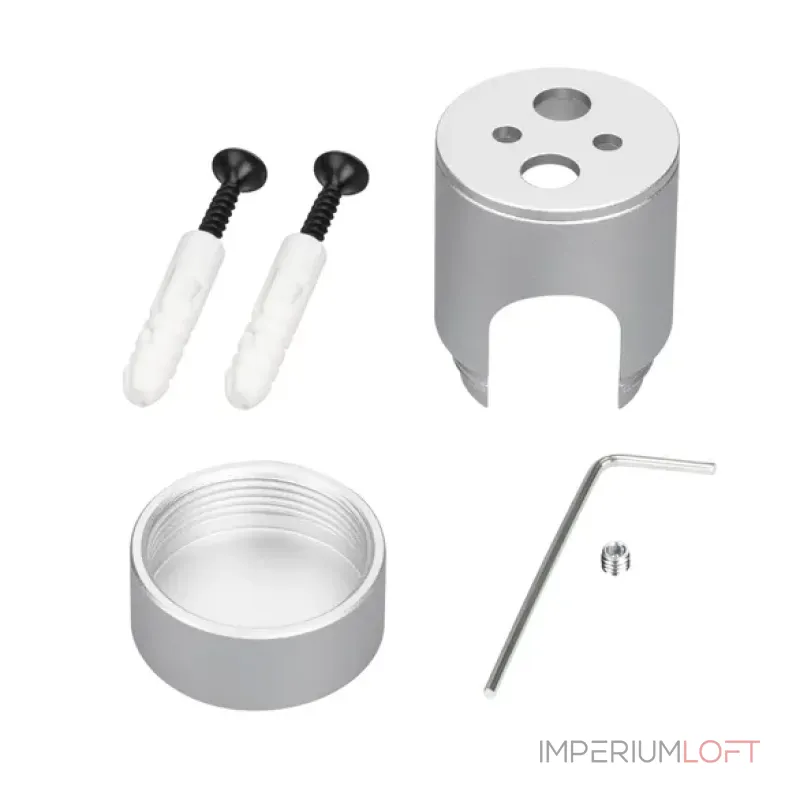 Крепление MOONLIGHT-CYL-D18-Silver Arlight 047387 Крепление MOONLIGHT-CYL-D18-Silver Arlight 047387