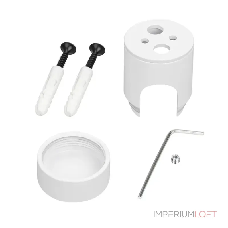 Крепление MOONLIGHT-CYL-D18-White Arlight 047388 Крепление MOONLIGHT-CYL-D18-White Arlight 047388