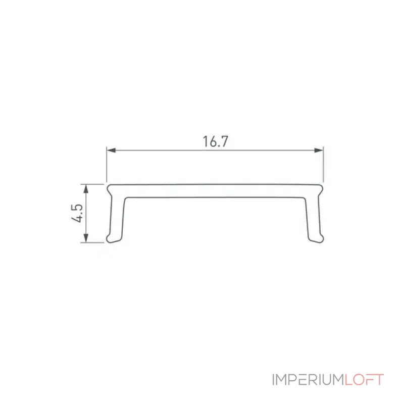 Рассеиватель для профиля STAIR-W65-2000 OPAL Arlight ARH-CEIL 47511 Рассеиватель для профиля STAIR-W65-2000 OPAL Arlight ARH-CEIL 47511