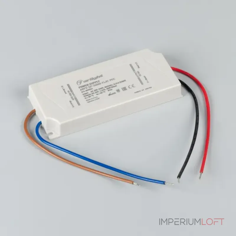 Блок питания ARPV-SP-24040-FLAT-PFC (24V, 1.67A, 40W, IP44) Arlight 047531