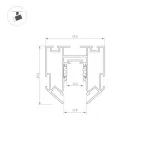 Трек встраиваемый MAG-ORIENT-TRACK-2653-STR-G-3000 (WH) (IP20) Arlight 047571