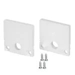 Заглушка SL-SLIM20-H20 WHITE с отверстием Arlight 047634
