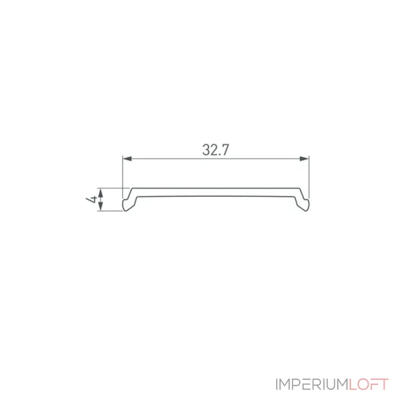 Рассеиватель LINE-6070-UP-3000 OPAL Arlight 047699