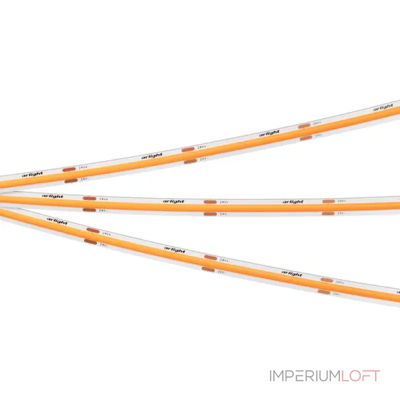 Светодиодная лента COB-X480-8mm 24V Orange (8W/m, IP20, 5m) Arlight 047738