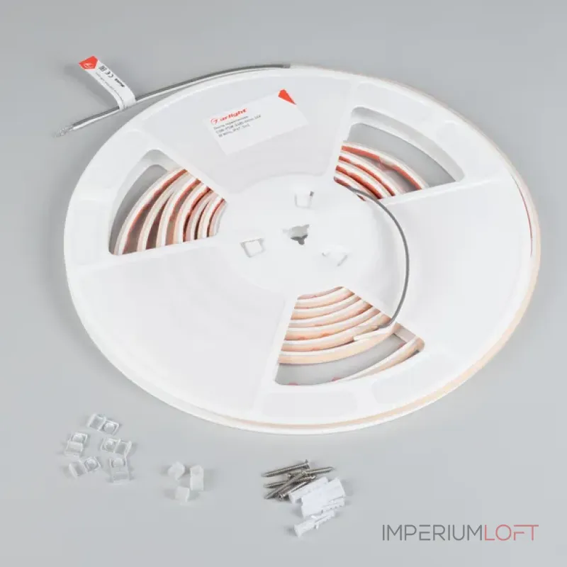Светодиодная лента герметичная COB-PSW-X480-6mm 24V Warm3000 (8W/m, IP67, 5m) Arlight 047892