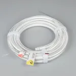 Светодиодная лента герметичная MOONLIGHT-COTTON-TOP-S-M560-D13xmm 24V Warm3000 (11W/m, IP65, 5m, wire x1, Вывод прямой) Arlight 048141