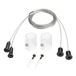 Подвес для герметичной ленты MOONLIGHT-HR-LIFT-SIDE-VR-D25 Black Arlight 048373