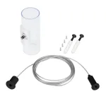Подвес для герметичной ленты MOONLIGHT-HR-LIFT-SIDE-VR-D25-0080 Black Arlight 048390