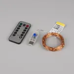 Светодиодная гирлянда ARD-DEW-HOME-10000-100LED-LIVE Warm3000 (5V, USB, ПДУ, ArdecoleD, IP20) Arlight 048708