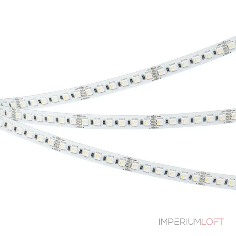 Светодиодная лента RT-H120-10mm 24V RGBW-White-4-in-1 (25W/m, IP20, 4040, 5m) Arlight 048748