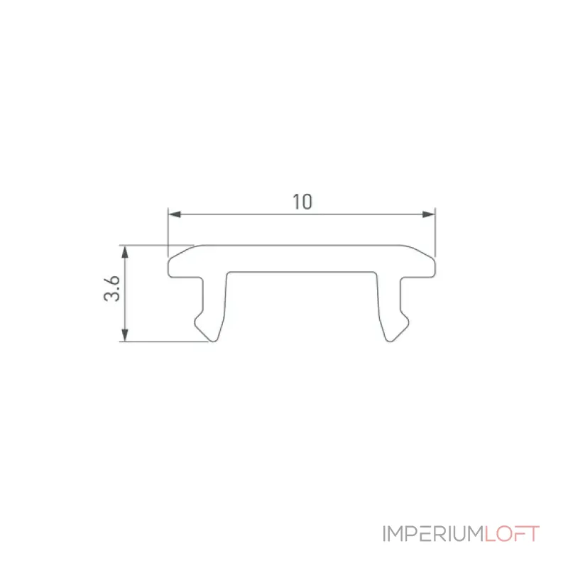 Рассеиватель SL-W9-2000 OPAL Arlight 049021