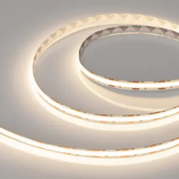 Светодиодная лента COB-X560-10mm 24V Warm3000 (9.6W/m, IP20, 10m) Arlight 049060